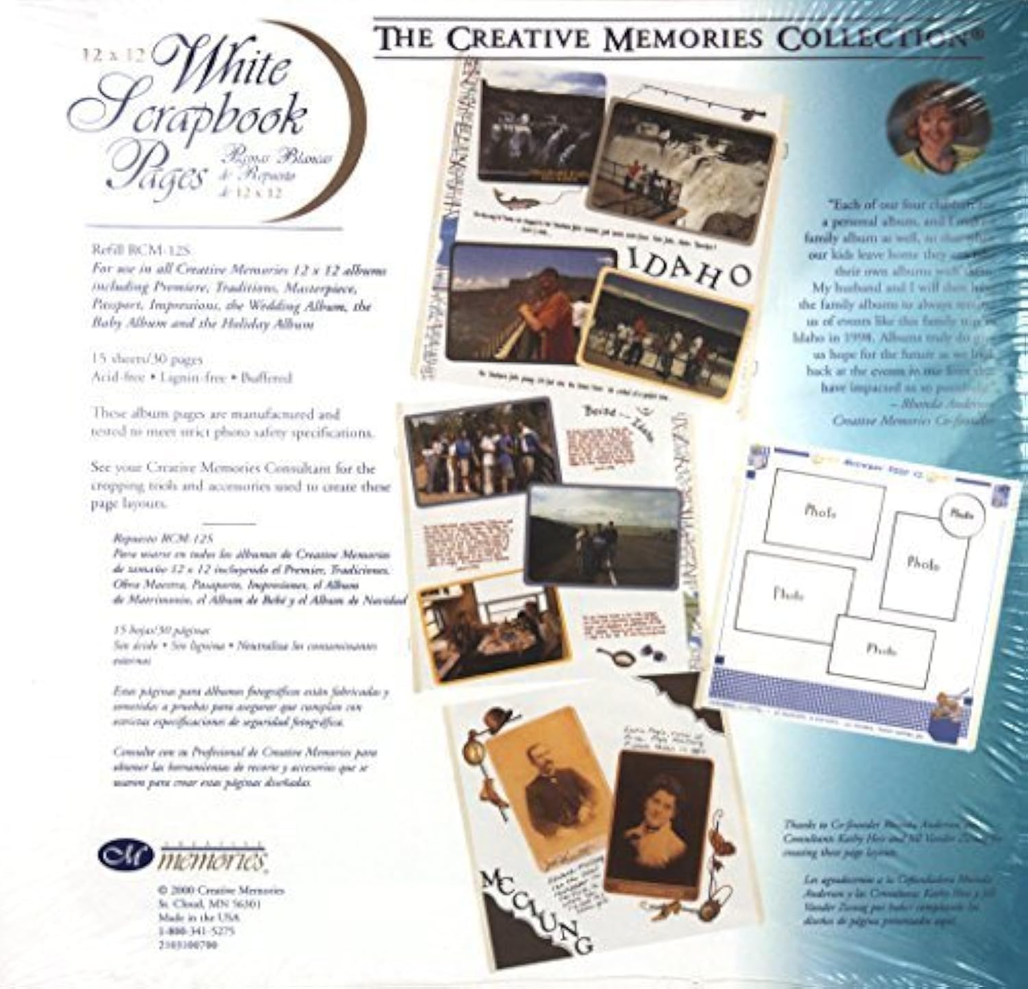 Creative Memories 12インチペーパー色々セット Amazon.com: The Creative Memories Collection 12 x 12 12x12 White